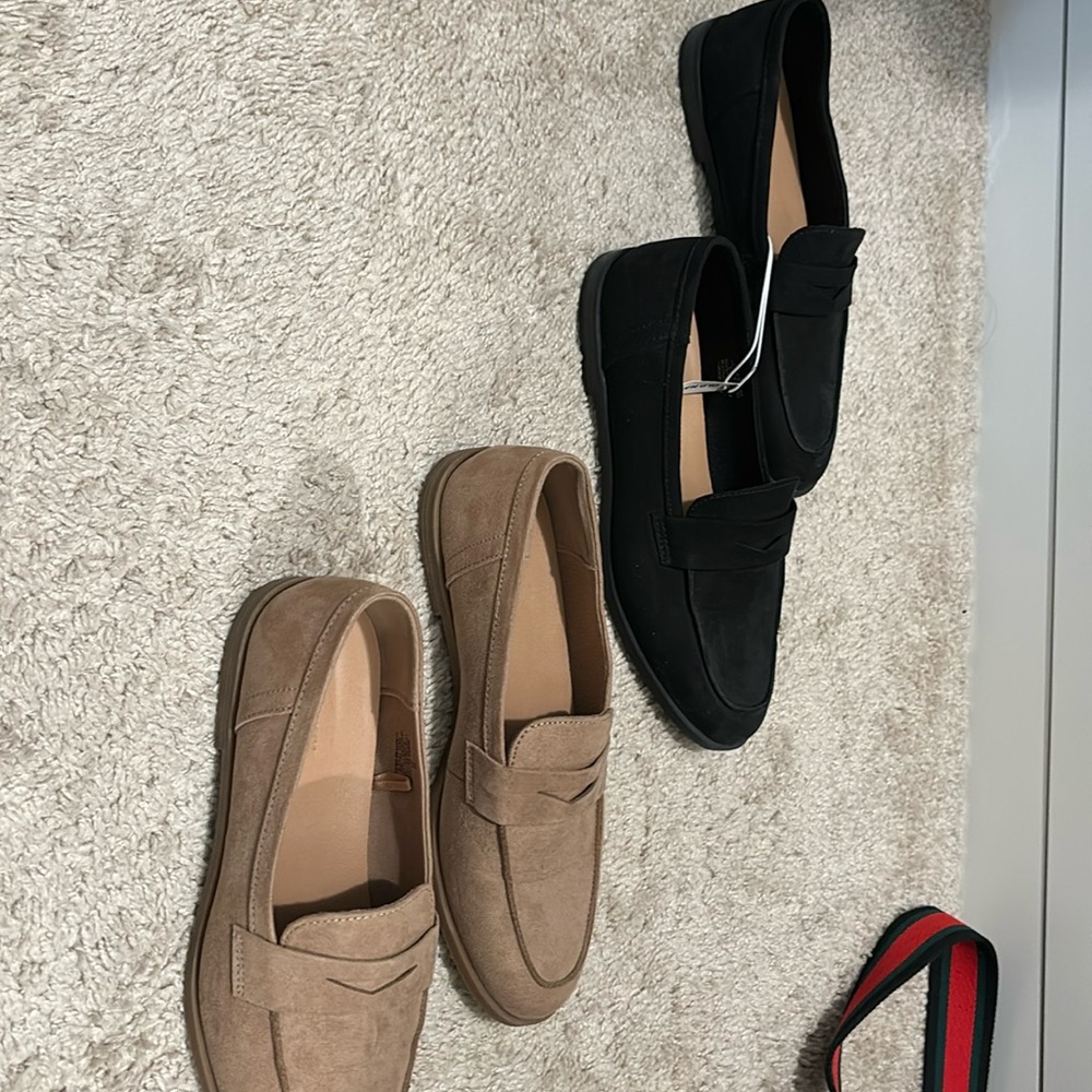 Women’s loafers (2) pairs never worn